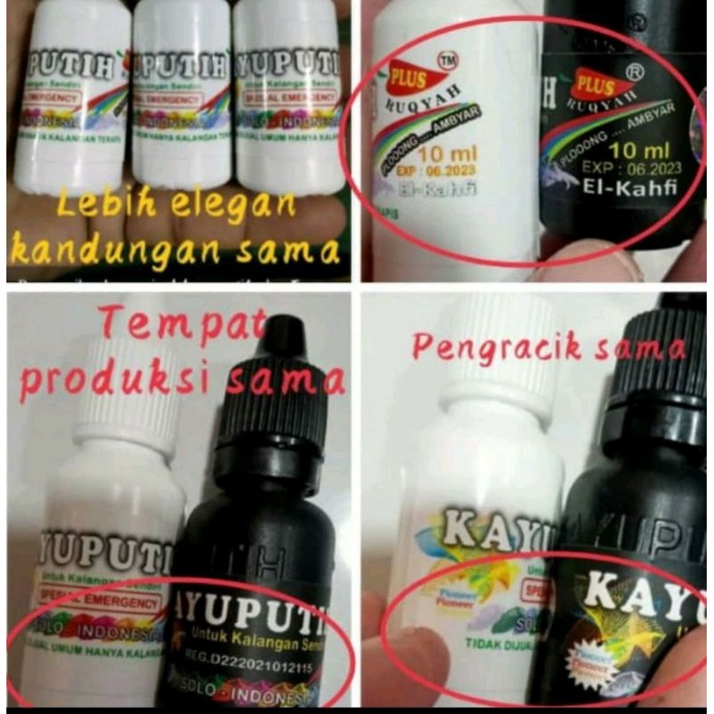 KAYU PUTIH PLUS El khafi Herbal Tetes Obat Gangguan Paru-Paru, Sesak Nafas, Batuk