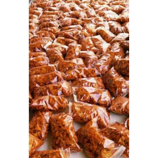 

50gr kiripik balado pake irisan daun jeruk