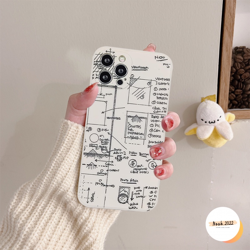 Soft Case TPU Motif Tulisan Matematika Untuk Xiaomi Poco M3 X3 PRO Redmi 9A 10 9 9T 9C Note 10S 8 9 10 PRO Plus 10 PRO MAX