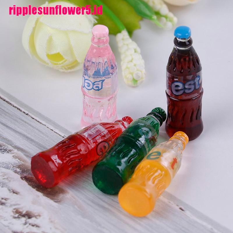 5pcs / set Mainan Miniatur Minuman / Makanan Skala 1: 12 Untuk Aksesoris Rumah Boneka