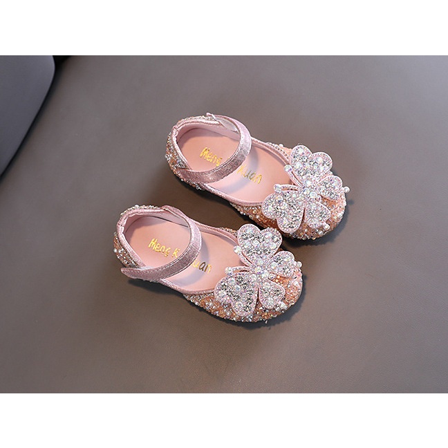 SEPATU PESTA ANAK CEWEK IMPORT BLINK MUTIARA PITA 21-36 kode 81NEW