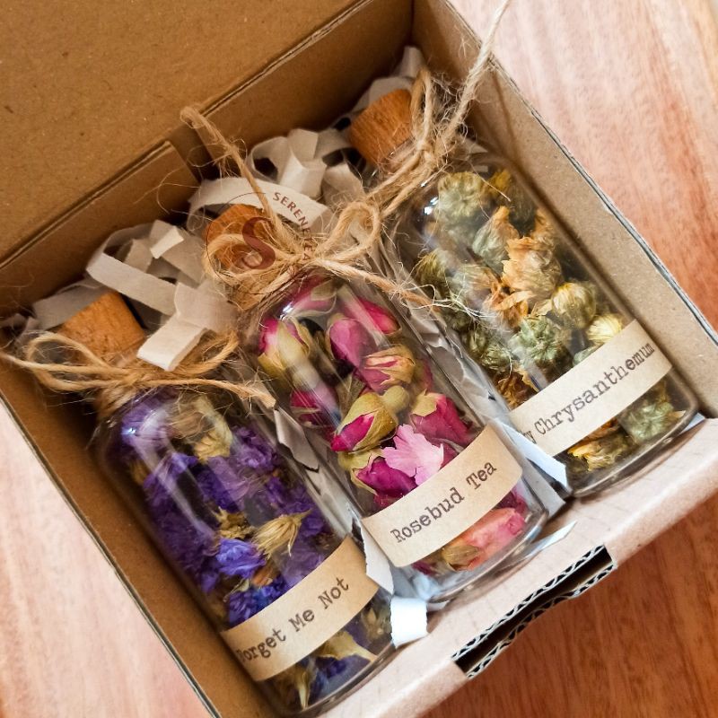 

Ambrosia Mini Gift Set 35 ml teh bunga untuk kado hadiah ulang tahun bingkisan hampers