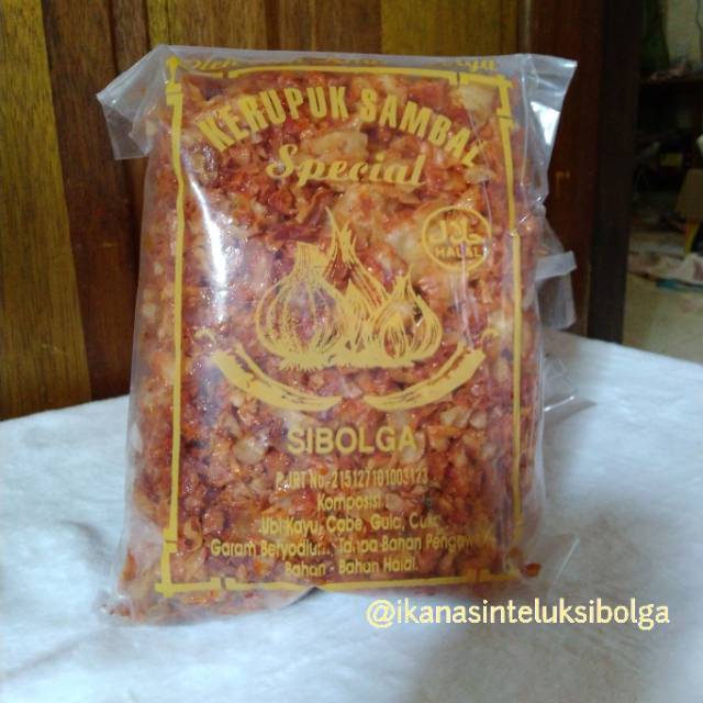 

250 gr keripik sibolga kerupuk sambal teri SPECIAL terbaru langsung dari produsen