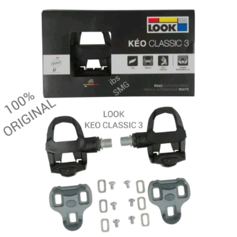 Pedal Cleat Look KEO Classic 3 . Pedals Road Bike Clip Balap sepeda roadbike pedal