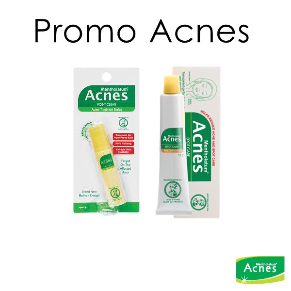 Promo Acnes Point Clear Roll On Dan Acnes Spot Care Shopee Indonesia
