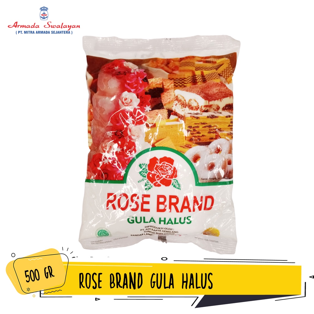 Jual Rose Brand Gula Halus 500g Shopee Indonesia 4341