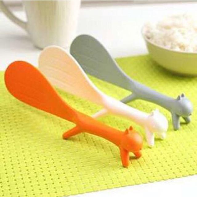 Cute Squirrel Rice Spoon - Sendok Nasi Tupai Lucu
