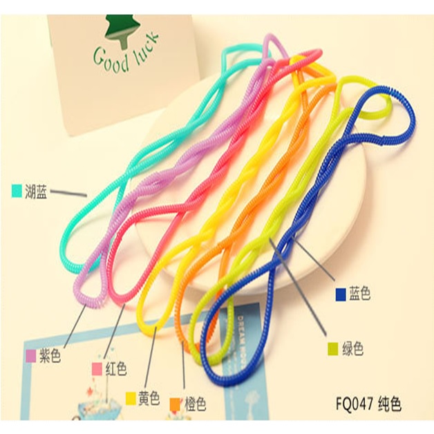 Tali Spiral Untuk Pelindung Kabel Earphone / Charger Smartphone 1 PCS - Multi-Color