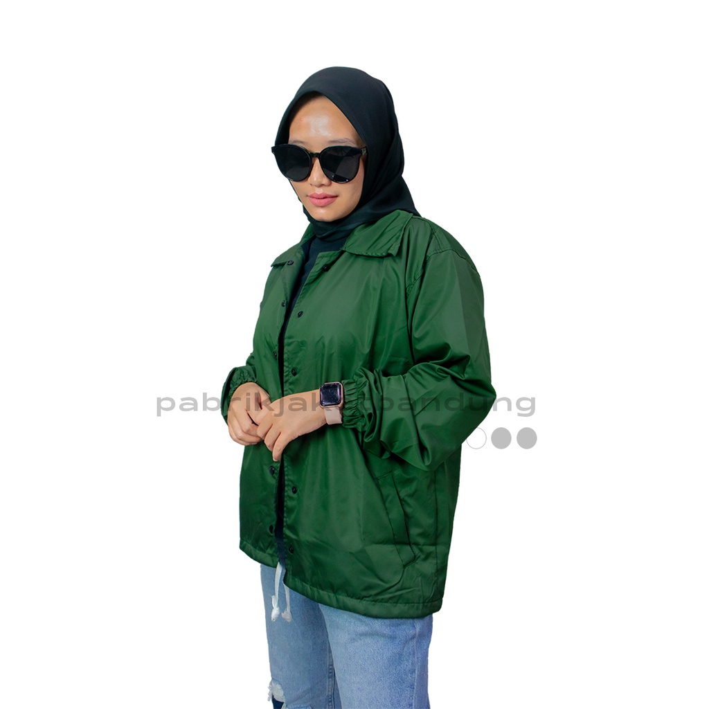 JACKET Coach BASIC ARMY II Jaket Coach Polos II jaket  Windbreakers model TRENDY