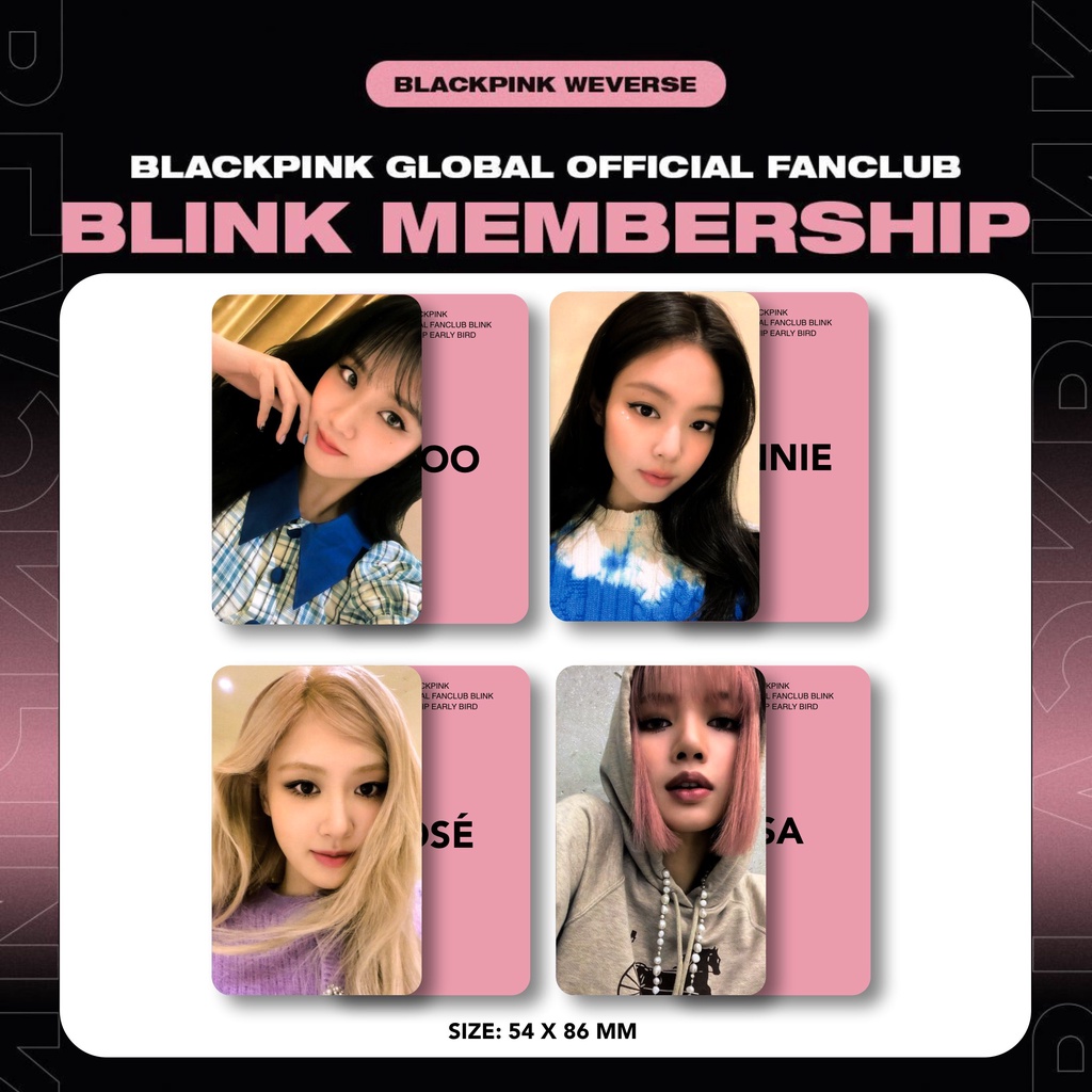 [Photocard] BLACKPINK Global Weverse Membership - Unofficial
