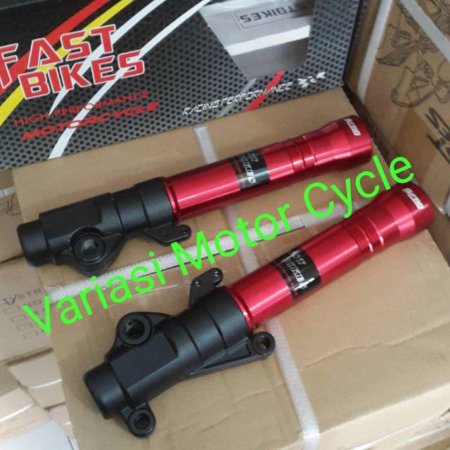 tabung shock depan fast bikes mio beat fu mx / shock tabung depan fast bikes