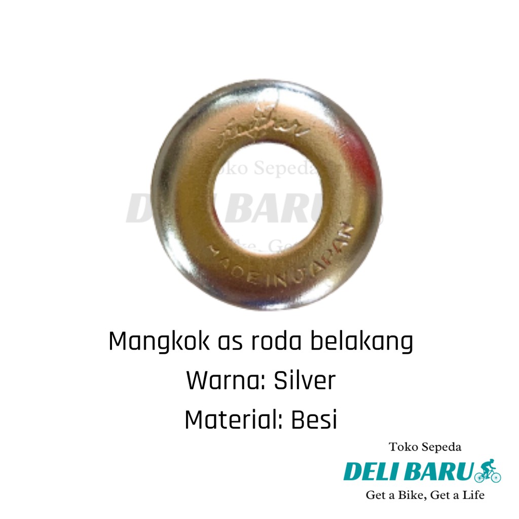 Mangkok as roda belakang sepeda