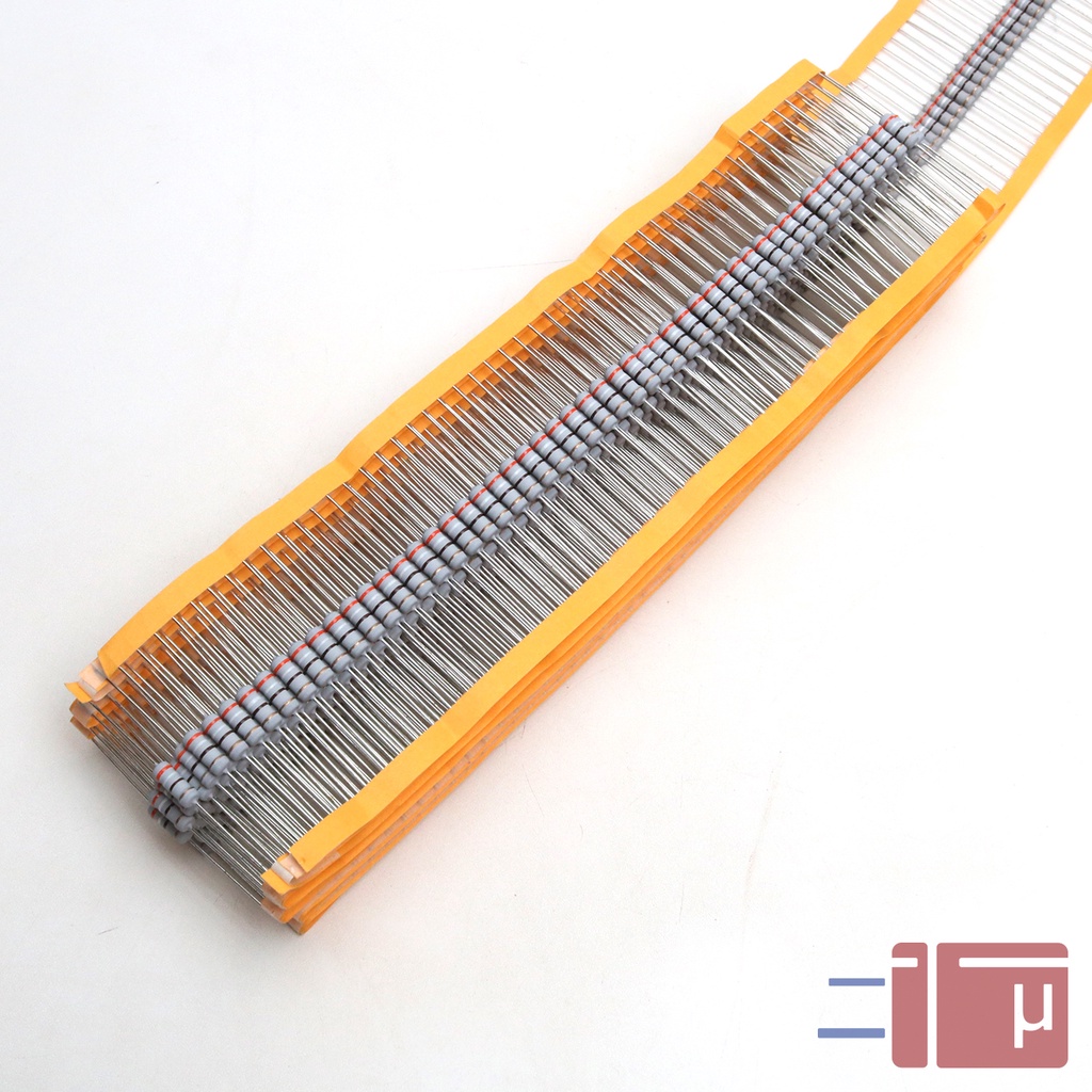 x10 Resistor 390R 390 Ohm 1W Metal Oxide 5% Taiwan Kaki Tembaga