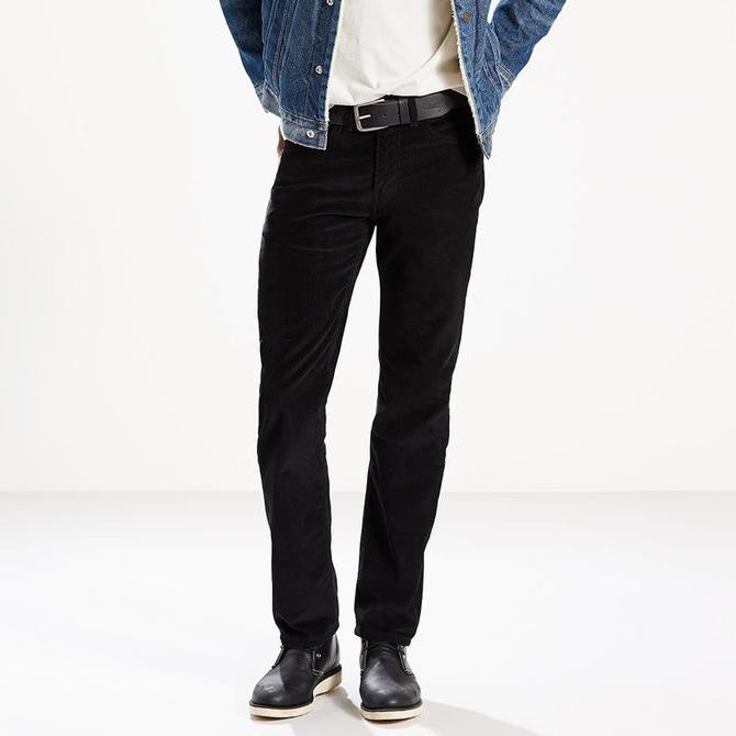 F⚡Ash Sale Celana Jeans Pria☀ Levis 00505-1396 Corduroy Hitam Murah