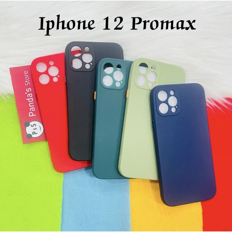 Case Iphone 12 12 Pro 12 Promax Babycase + Pelindung Kamera, Makaron Full Color (PsS)