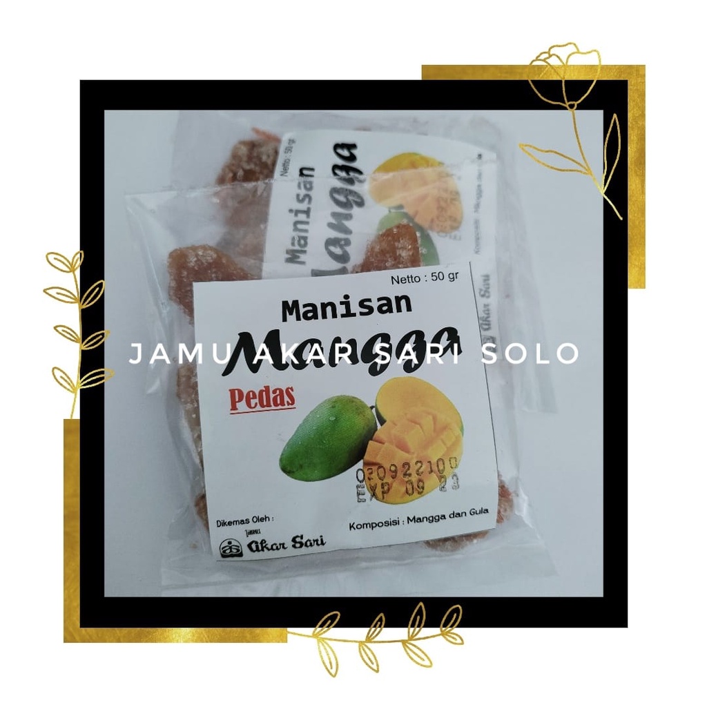 

Jamu Akar Sari - Manisan Mangga Manis - Manisan Mangga Pedas