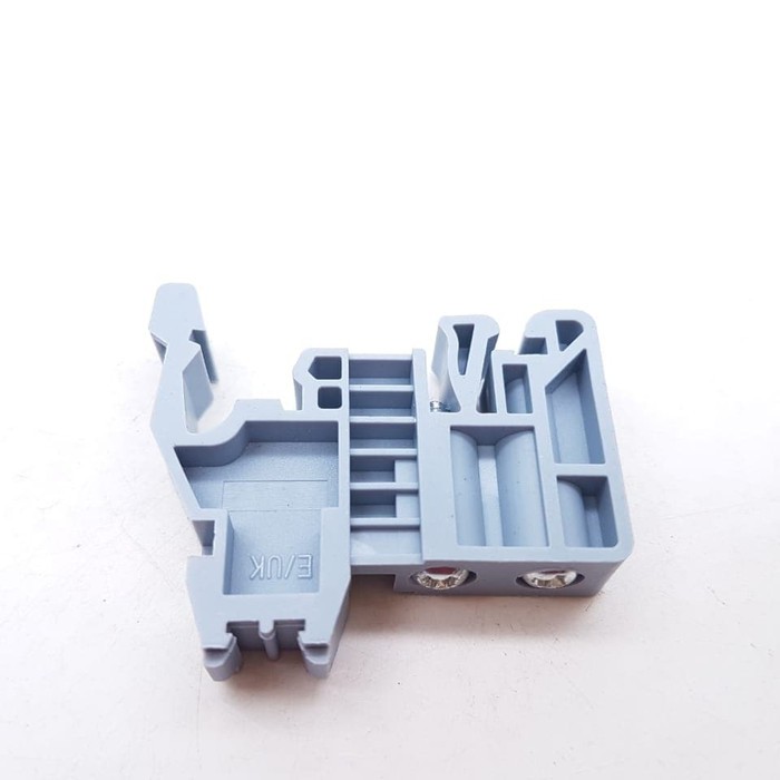 EUK Screw fixed Gray Terminal Block End Stopper Fittings Din Rail blok