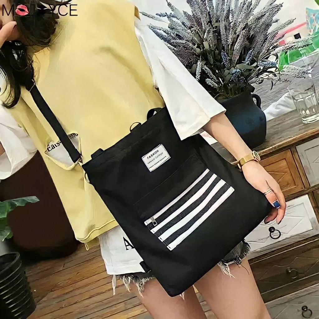 LOVI_ID - Chio Tote Simpel Totebag Wanita (Bisa Ransel / Selempang)