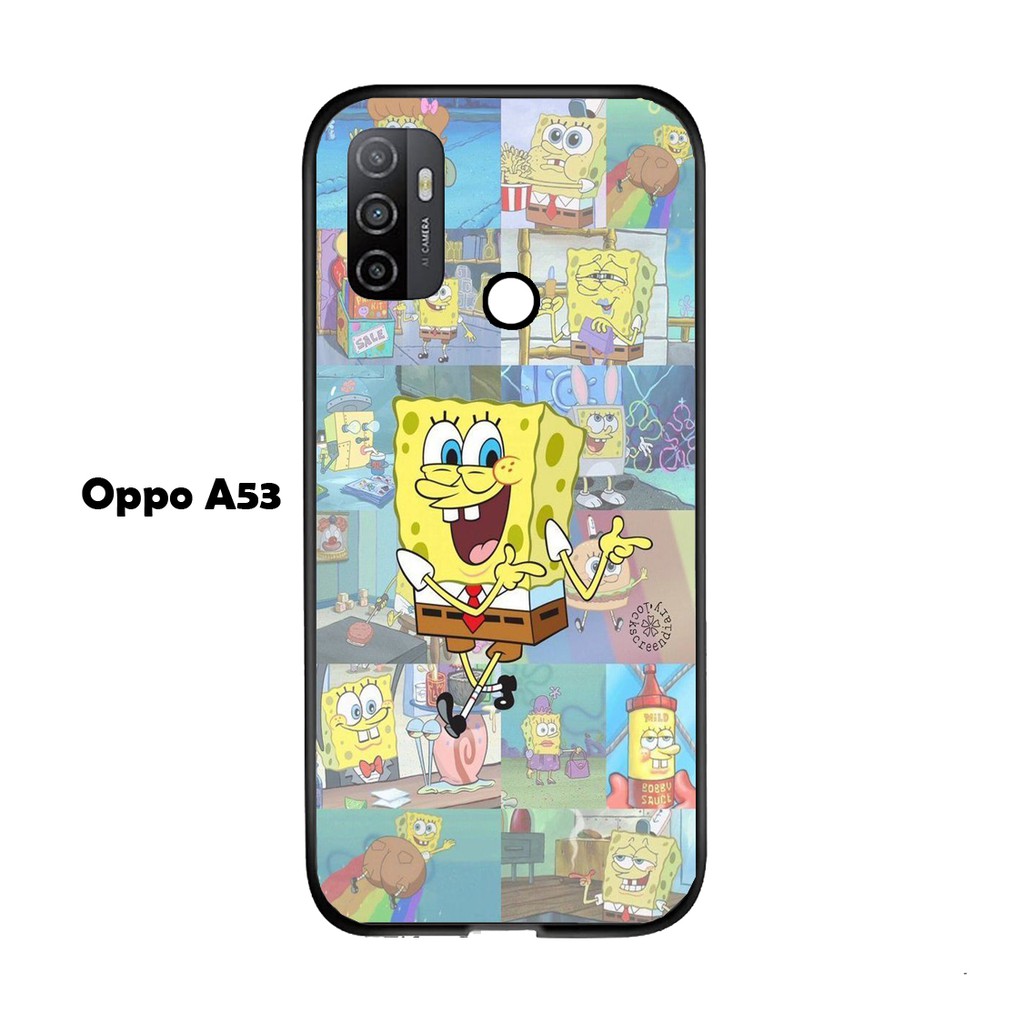 FASHION CASE 2D GLOSSY MOTIF SPONGEBOB OPPO F11 A1K REALME C2 A71 F9 A7 A5S A3S A31 A37 A5 2020 C11
