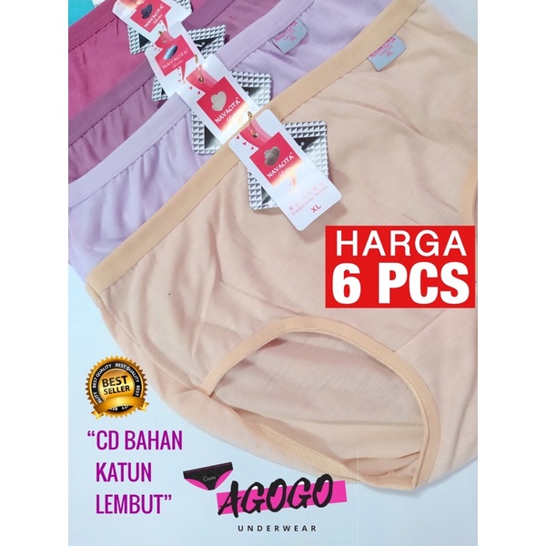CD NAVACITA 6 PCS - Celana Dalam Wanita Remaja Hingga Dewasa CD NAVACITA  CD CEWEK CD WANITA MURAH B