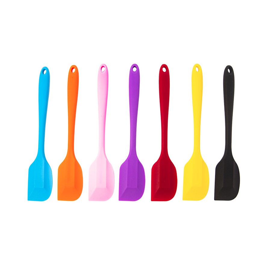 Ukuran Besar - Spatula Scraper Silikon Tahan Panas Anti Lengket Bahan Food Grade 25.5x5cm