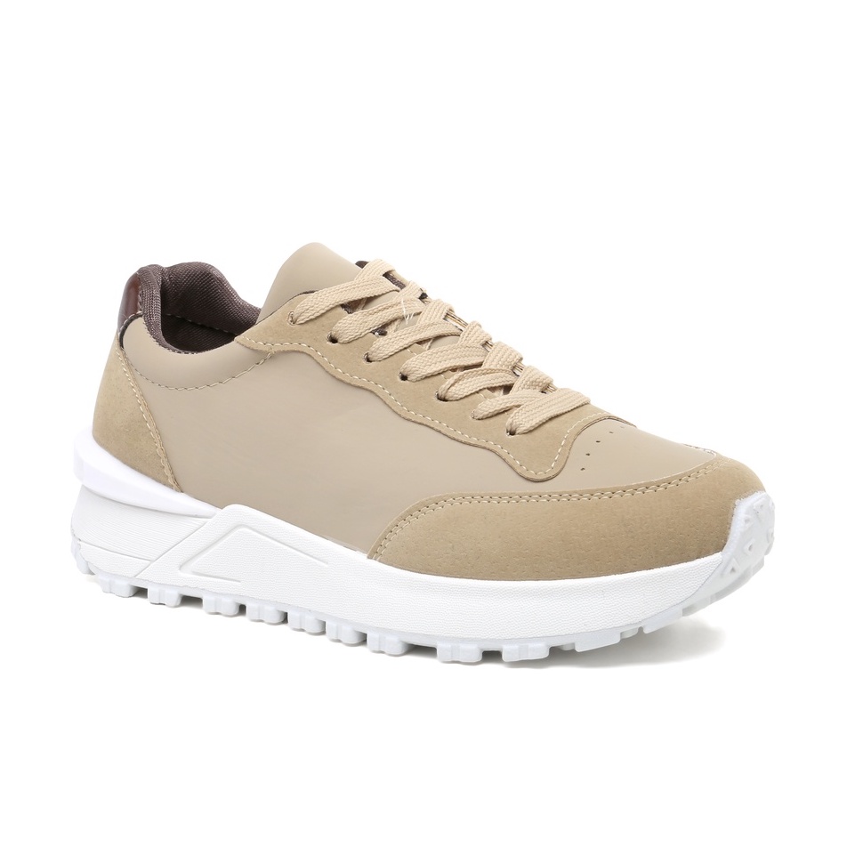 PVN Haechan Sepatu Sneakers Wanita Sport Shoes Grey 503-Xion - Camel
