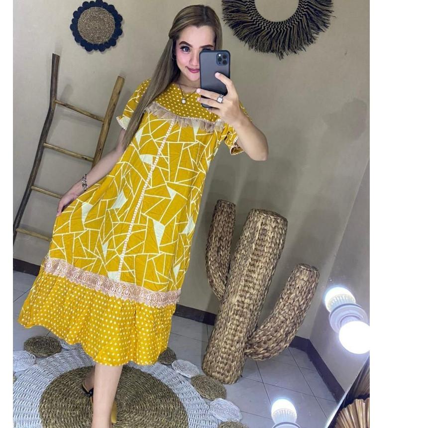 Menarik.. Daster Rayon Unik Model Baru Adem dan Lembut Murah Daster Busui Daster Kekinian 2022 Viral