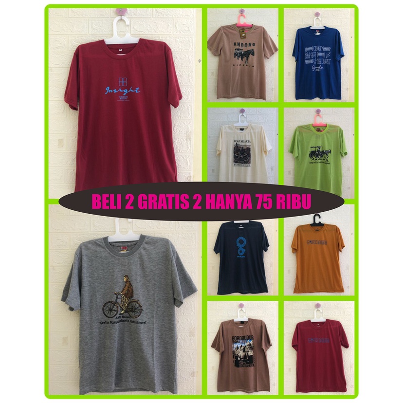 Doublefive - kaos JOGJA fulltag Beli 2 Gratis 2 75RB  Paket 3pcs  kaos cowok  kaos distro pria 75 4  kaos pria dewasa terbaru 2021 distro  kaos 4 pcs 75 ribu  kaos pria distro bandung ori bahan tebal  baju kaos pria  t shirt pria distro casual