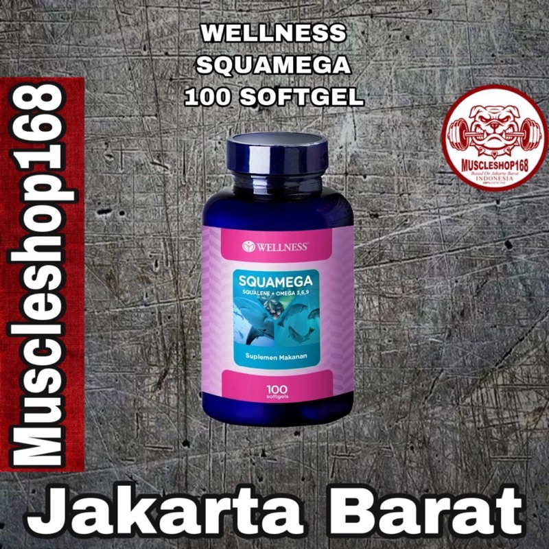 Wellness Squamega 100 softgels Omega 3, Omega 6, Omega 9