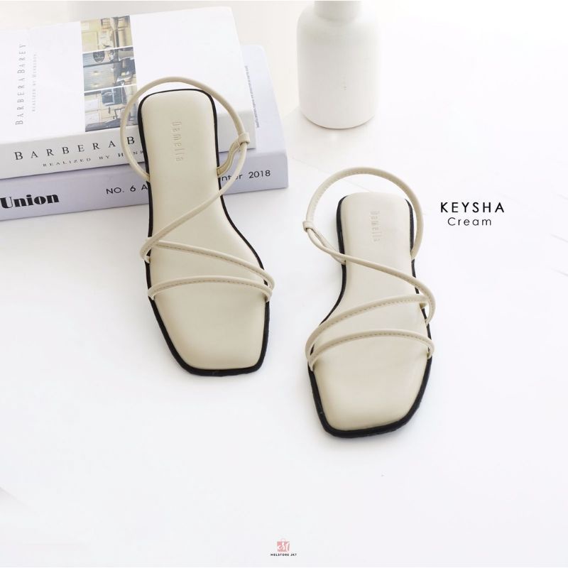 Damelia Melstore jkt Sandal flat wanita Keysha DAMELIA MELSTORE JKT