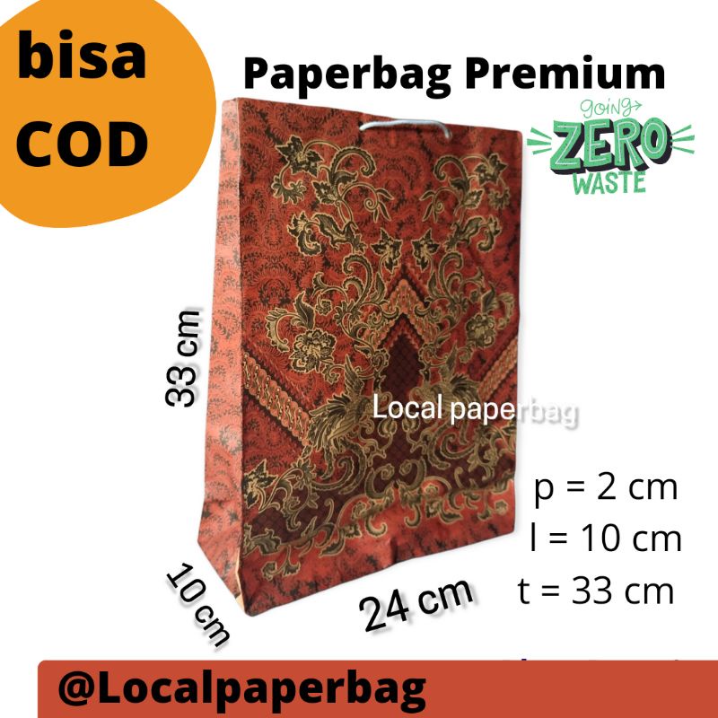 

Paperbag Motif Batik /jual Satuan/hampers/formal/pernikahan