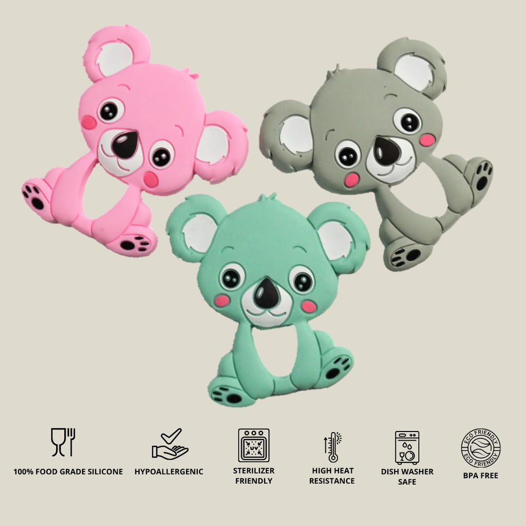 SILICONE BABY TEETHER  BABY KOALA