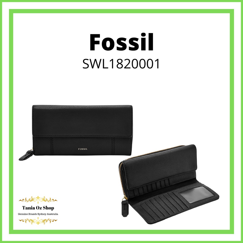 Dompet Fossil Jori RFID Flap Clutch BL SWL1820001
