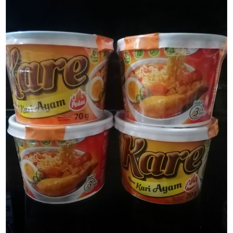 

Sago Mee Paket 4 Cup Rasa KARI AYAM. Mie Sago Free Gluten