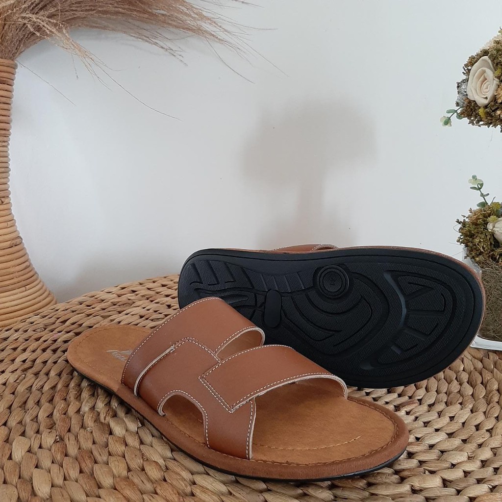 [COOLCALM] SANDAL SENDAL JEPIT JAPIT KULIT PREMIUM SANTAI JALAN PRIA COWOK COWO DEWASA