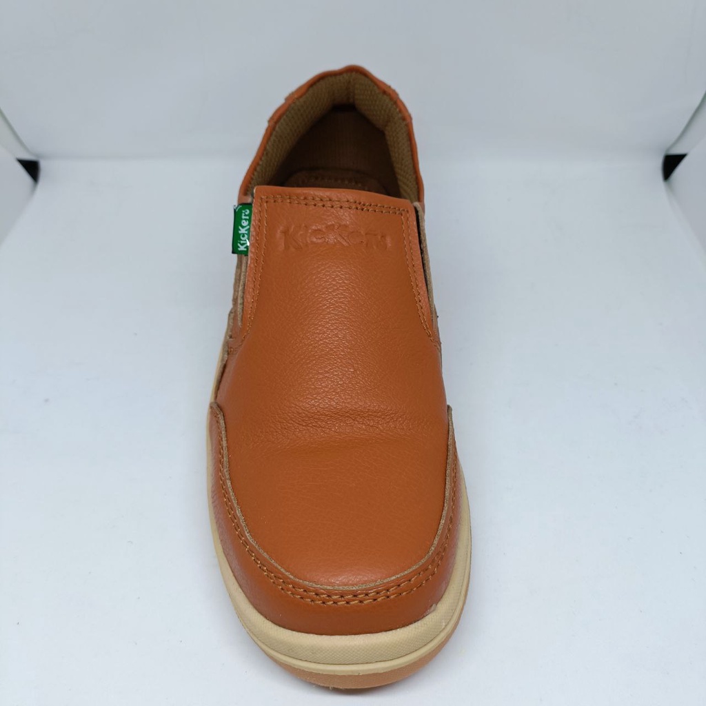 SEPATU SLOP SLIP ON kulit pria asli original casual santai kasual slip on tanpa tali