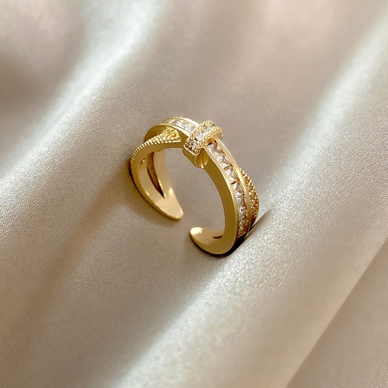 Cincin Tembaga Bisa diatur Sizenya , Fashion wanita Cincin Unik Lucu Keren /BS