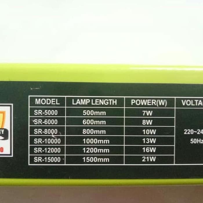 Lampu LED Arwarna 71 cm SAKKAI PRO SR 8000