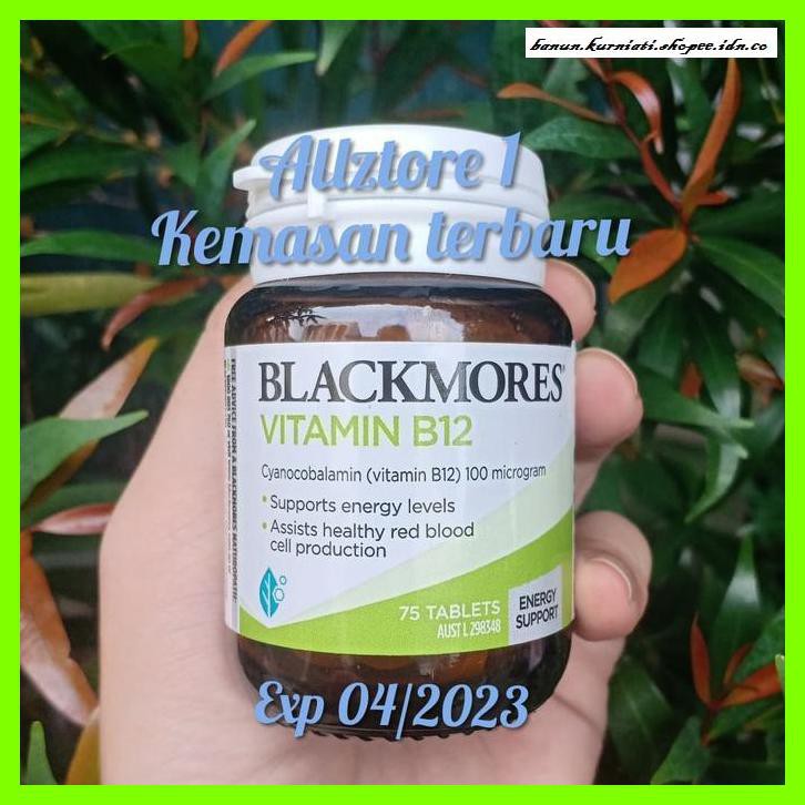 Jual VITAMIN-B- BLACKMORES VITAMIN B12 VITAMIN B 12 ISI 75 TABLET ...