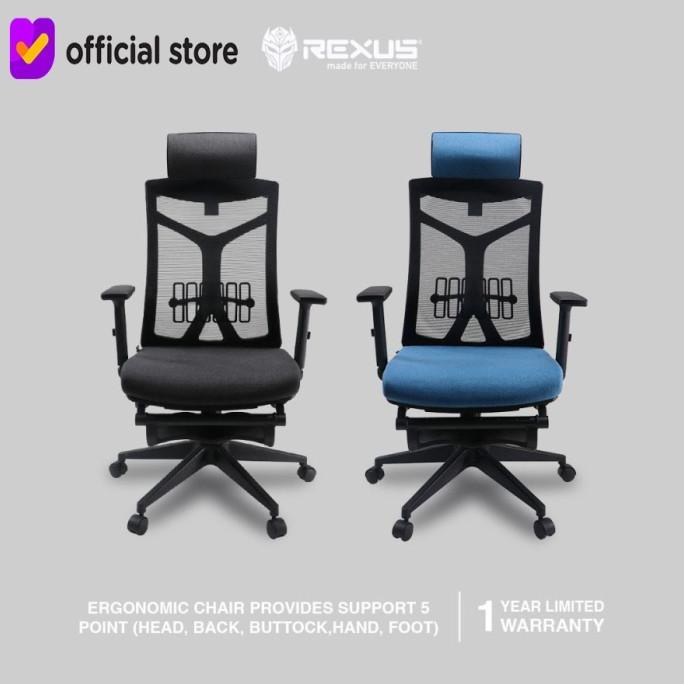ada Rexus NC-1 / NC1 MAX Ergonomic Office Chair - Kursi Kantor NC1 MAX ready