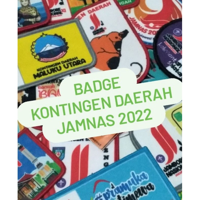 Badge 34 kontingen daerah Jamnas 2022