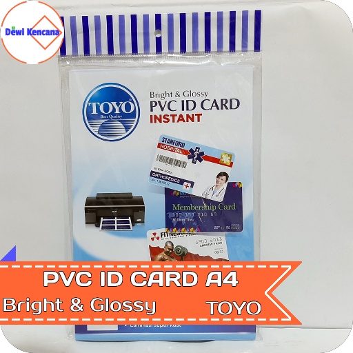 

Kertas PVC ID Card Instant A4 TOYO