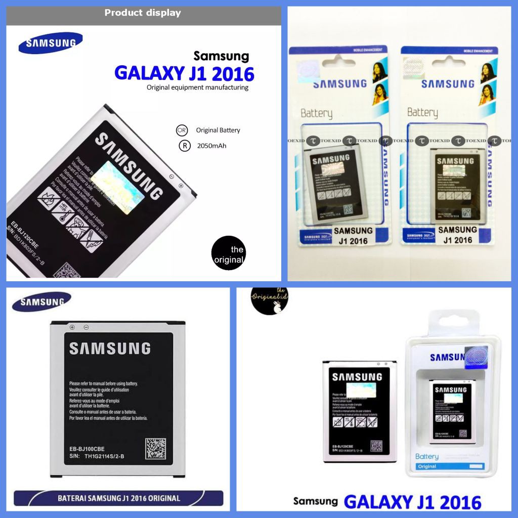 BATERAI SAMSUNG BATERAI J1 2016 ORI 99% MURAH