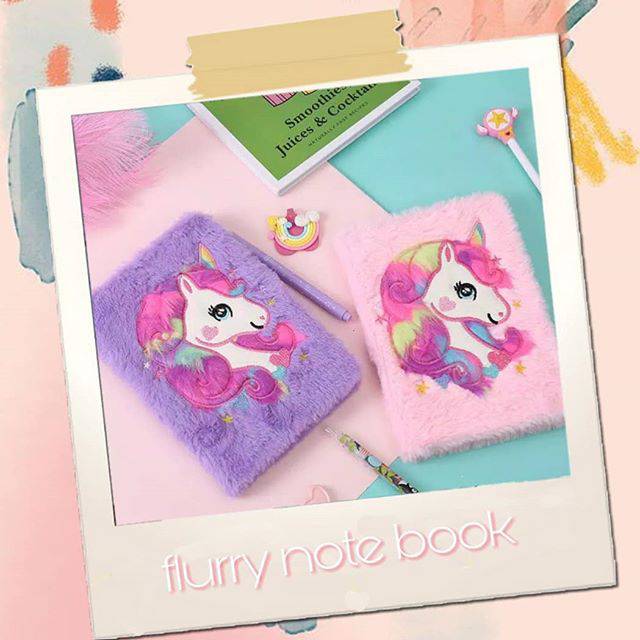 

Flurry notebook / notebook unicorn / buku tulis unicorn
