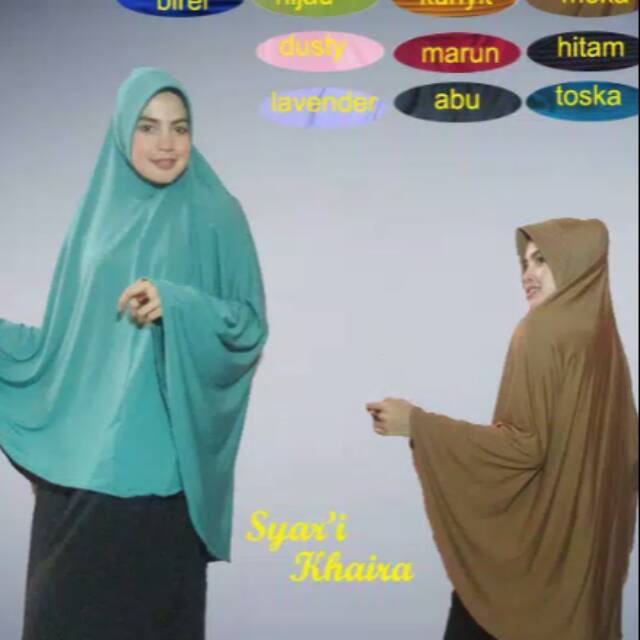 Jilbab Jumbo Syari Murah Jersey