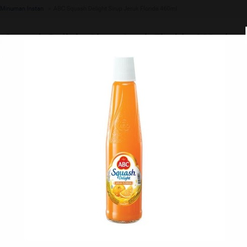 

ABC squash 460 ml sirup