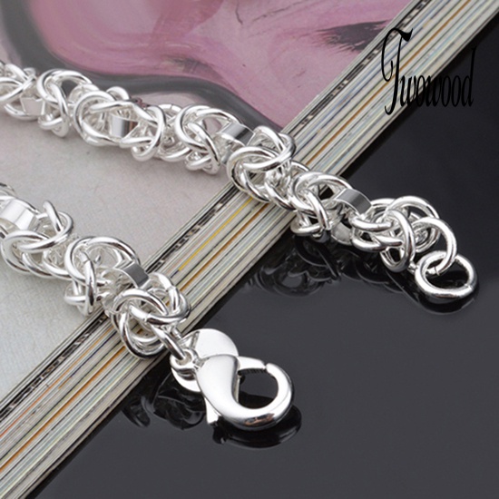 Gelang Rantai Bahan Sterling Silver 925 Untuk Wanita