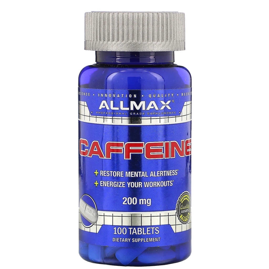 ALLMAX Nutrition, Caffeine , 200 mg, 100 Tablets