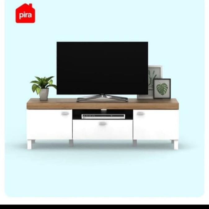 Lamari Tv Meja Tv Warna Putih Glossy Yeshaulshop