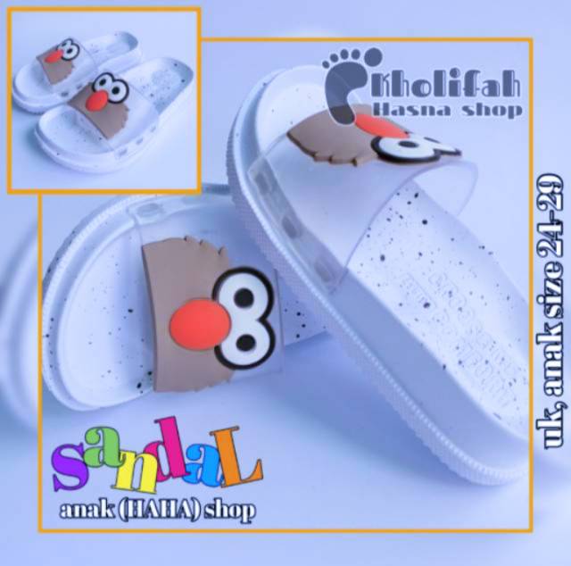 Sandal anak perempuan kokop elmo lucu murah awet DULUK 307D-1 24-29